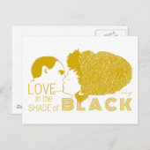 金ゴールド ポストカード (正面/裏面)