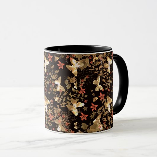 金ゴールド マグカップ (正面右)