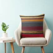 金ゴールド、マルサラ、木炭ストライプ類 クッション (椅子)