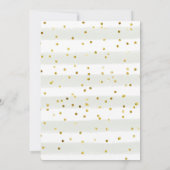 金ゴールド・ムーンと彼女の性別開示 招待状 (裏面)