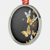 金ゴールド メタルオーナメント (左)