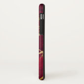 金ゴールド·モノグラ絵を描ム·スプラッシュ Case-Mate iPhoneケース (裏面/左)