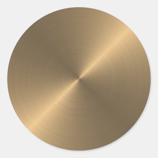 金ゴールド ラウンドシール (正面)