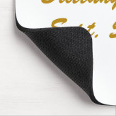 金ゴールド・ラブ・ハート、名前、デ結婚ーツのマウスパッド マウスパッド (コーナー)