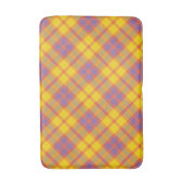 金ゴールド・ラベンダープレイド風呂マット バスマット (正面縦)