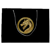 金ゴールド ラージペーパーバッグ (裏面)