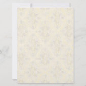 金ゴールド&レースクラシックエレガフォーマルントウェディング招待状 招待状 (裏面)
