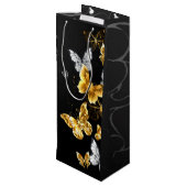 金ゴールド ワインギフトバッグ (裏面アングル)