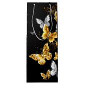 金ゴールド ワインギフトバッグ (裏面)