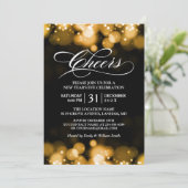 金ゴールド《写真》ぼけ味スパークルズ応援大晦日パーティー 招待状 (スタンド正面)