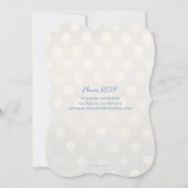 金ゴールド《写真》ぼけ味フェイクペリウィンクル箔16誕生日 招待状 (裏面)