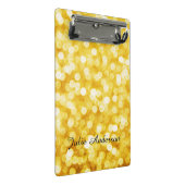 金ゴールド《写真》ぼけ味モダンミニクリップボード ミニクリップボード (アングル)