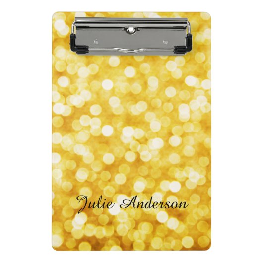 金ゴールド《写真》ぼけ味モダンミニクリップボード ミニクリップボード (正面)