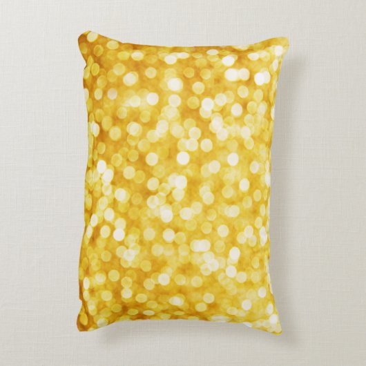 金ゴールド《写真》ぼけ味モダン枕 アクセントクッション (裏面(縦))