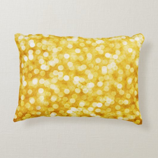 金ゴールド《写真》ぼけ味モダン枕 アクセントクッション (裏面)