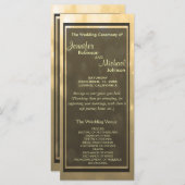 金ゴールド《写真》ぼけ味ライツゲストプログラム プログラム (正面/裏面)