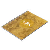 金ゴールド《写真》ぼけ味 ノートブック (左側)