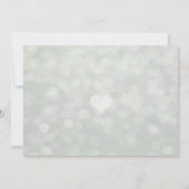 金ゴールド《写真》ぼけ味 |リハーサルディナー 招待状 (裏面)