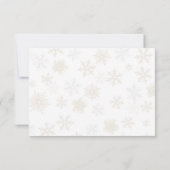 金ゴールド 出欠カード (裏面)