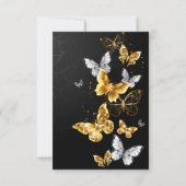 金ゴールド 出欠カード (正面)