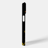 金ゴールド〔占星術の〕十二宮図誕生日宝石、宝石、星占い Case-Mate iPhoneケース (裏面 / 右)