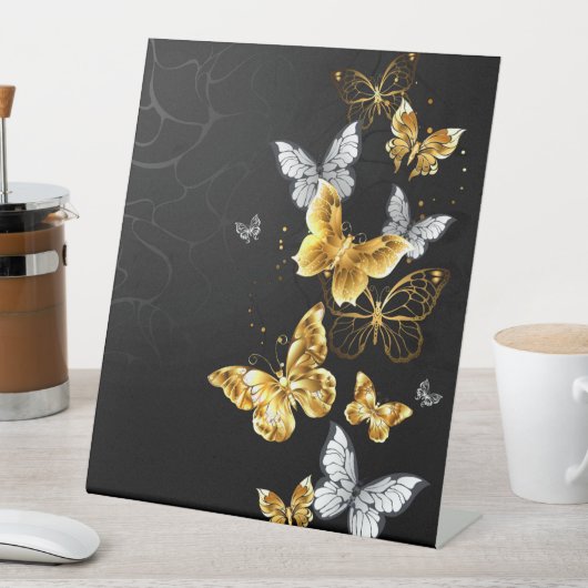 金ゴールド 台座サイン (インサイチュ)