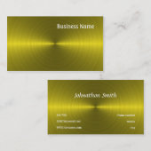 金ゴールド 名刺 (正面/裏面)