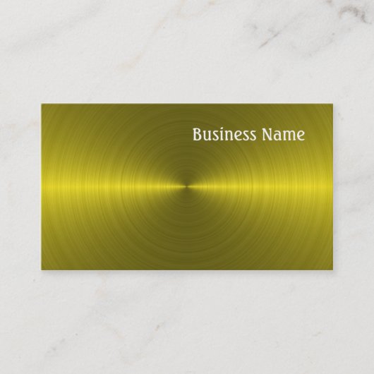 金ゴールド 名刺 (正面)