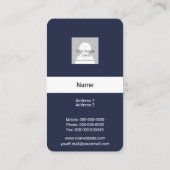 金ゴールド 名刺 (裏面)