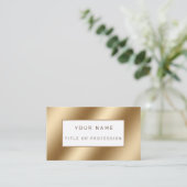 金ゴールド 名刺 (スタンド正面)