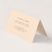 金ゴールド 名刺 (裏面)