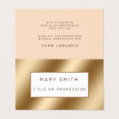 金ゴールド 名刺 (外部フラット)