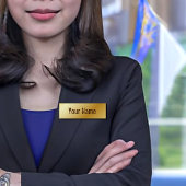 金ゴールド 名札