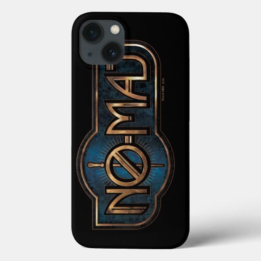 金ゴールド&大理石NO-MAJ™バッジ Case-Mate iPhoneケース (裏面)
