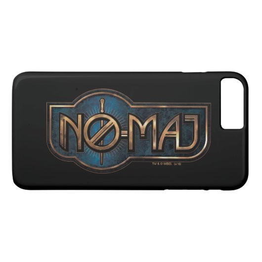 金ゴールド&大理石NO-MAJ™バッジ Case-Mate iPhoneケース (裏面(横))