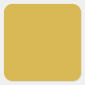 金ゴールド（大） スクエアシール (正面)