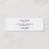 金ゴールド（山形） コンテンポラリー スキニー名刺 (裏面)