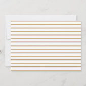 金ゴールド 招待状 (裏面)