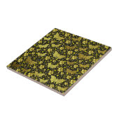 金ゴールド，明るく，輝く，蝶独占的, タイル (側面)