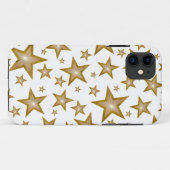 "金ゴールド"星iPhoneケース白 Case-Mate iPhoneケース (裏面(横))