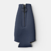 金ゴールド、海軍、ブルゴーニュのフローラバチェロレッテ ボトルクーラー (裏面)