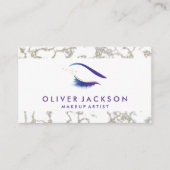 金ゴールド |目の点滅と美しい 名刺 (正面)