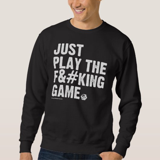 金ゴールド: 私達が何を スウェットシャツ (正面)