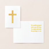 金ゴールド 箔カード (ディスプレー)