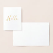 金ゴールド 箔カード (ディスプレー)