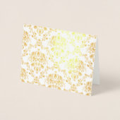 金ゴールド 箔カード (正面)