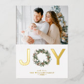 金ゴールド 箔シーズンカード (正面)