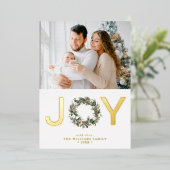 金ゴールド 箔シーズンカード (立ち正面)