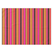 金ゴールド、赤、マゼンタのテーブルクロス テーブルクロス (正面(横))