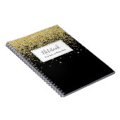 金ゴールド 輝く ノートブック (右側)